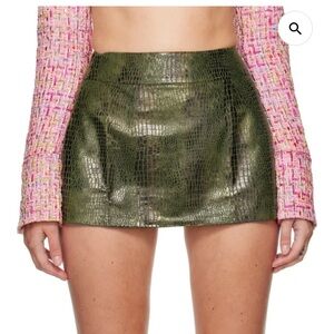 Kim Shui - Army Croc Skirt